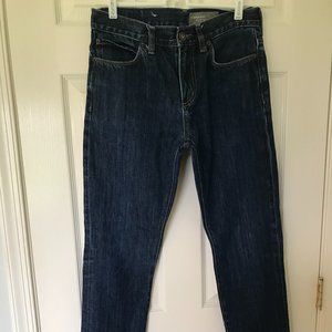 Men's Urban Outfitters Standard Cloth Skinny Tapered Blue Jeans 30W 32L